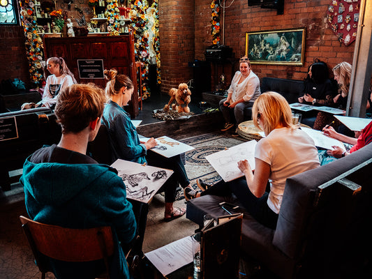 DOG LIFE DRAWING - CLASS #1